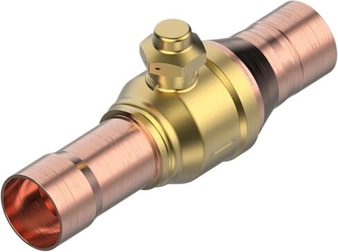 CBV6S-54S manual globe valve for refrigeration and air conditioning two-way welded copper ball(032B4011 CBV28S1-1 8) in Kuwait