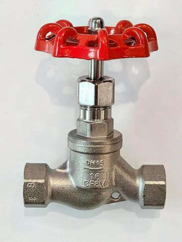 1/2" NPT Globe Valve, 304 Stainless Steel Full Port Valve, 200 PSI WOG Rating for Water Oil Gas in Kuwait
