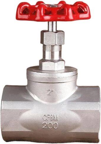 1/2 Inch DN15 DN20 DN25 Manual Globe Valve Stainless Steel 304 Female Cut-off Hard Seal Stop 1Pcs(DN25) in Kuwait
