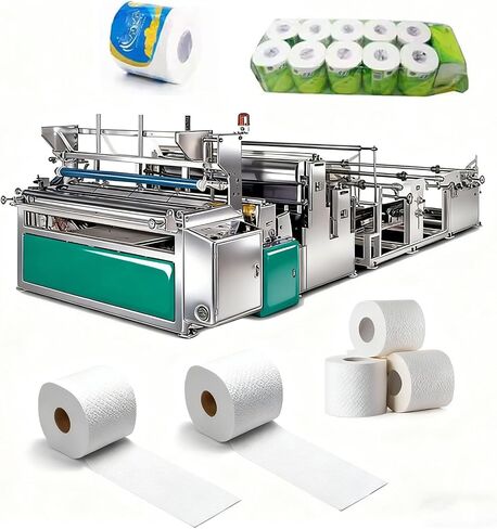 Fully Automatic Napkin Making Machine – Compact Tissue Folding, Cutting & Converting Equipment for Small Factory, Home Business & Commercial Use in Kuwait
