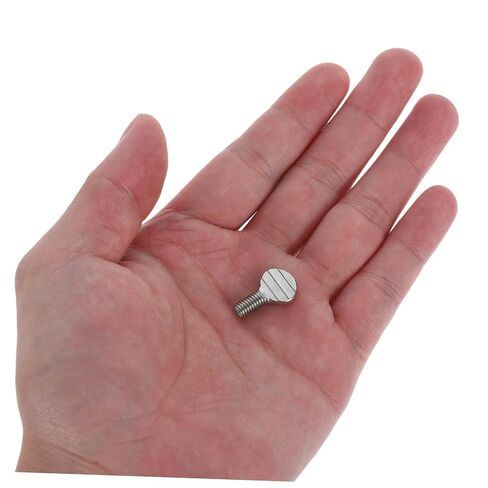 2 PCS Thumb Screws Stainless Steel BBQ Rotisserie Replacement Parts Knurled Rotisserie Bolts for Grilling Fork 0.75x0.43x0.2in Replacement Screws for Electric Oven Turkey Forks Air Fryer Gri in Kuwait