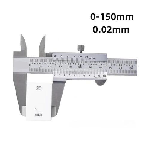 الفرجار 530-119 مسطرة قياس مقياس الورنية الفرجار 12in 150mm 200mm 300mm 0.02mm .001in أداة الفولاذ المقاوم للصدأ (0-150mm 0.02mm) in Saudi Arabia