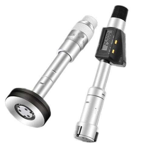 1PCS 3 Point Digital Internal Micrometer 6-8mm x 0.001mm IP54 8-10mm 10-12mm 30-40mm Mechanical 0.005mm(25-30mm) in Kuwait