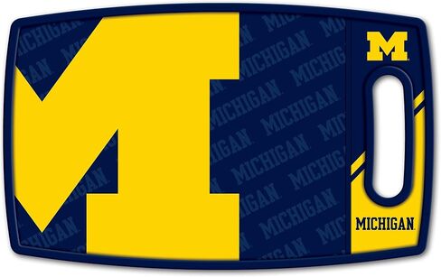 مجموعة الشواء YouTheFan NCAA Michigan Wolverines Spirit Series 3 قطع، من الفولاذ المقاوم للصدأ، 22 بوصة × 9 بوصة ولوحة تقطيع من سلسلة شعار NCAA Michigan Wolverines in Kuwait