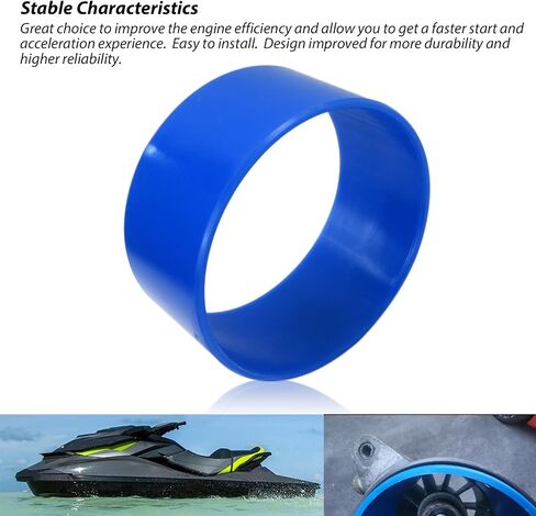 حلقة ارتداء زرقاء مقاس 159 مم تحل محل 267000105 267000372 متوافقة مع SeaDoo Wake 155 2016 in Kuwait