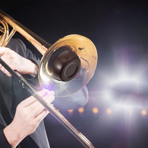 Alasum Lightweight Abs Trombone Practice Mute for Sound Attenuation Portable Trombone Noise Remove Accessory and Musical Instrument Supply in Kuwait