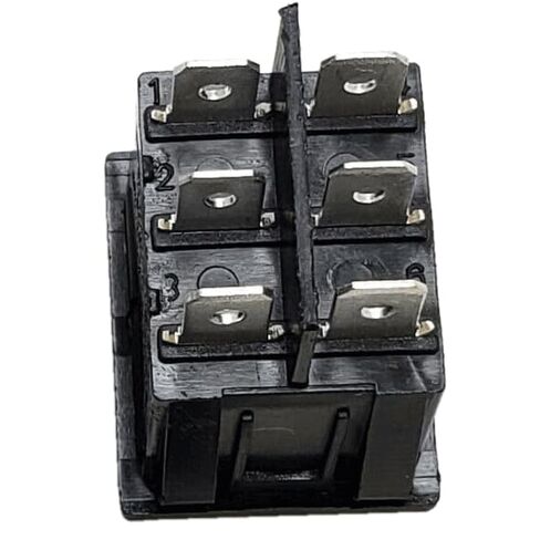 Sigma Switches RV Momentary ON/Off/Momentary ON Switch Double Pole Double Throw, Black in Kuwait