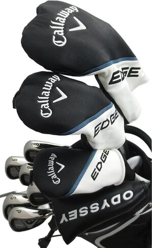 مجموعة Callaway الرجالية الكاملة للغولف، خشبية، هجينة، مكاوي، حقيبة Odyssey Putter Stand صلبة | سائق، خشب، هجين، مكاوي، حقيبة Odyssey Putter Stand صلبة in Kuwait