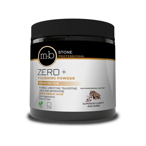 MB Zero+ Marble Polishing Powder – 1lb - High Gloss, for Stone, Marble, Calcite Stones, Polishing Powder, Home & Industrial Use in Kuwait