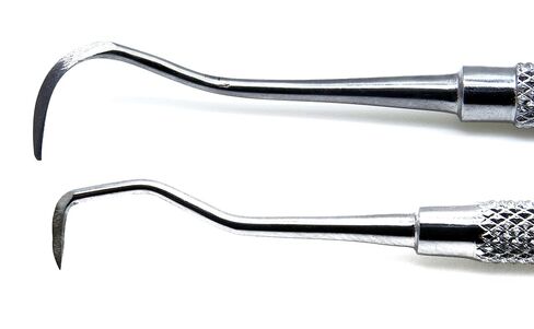 Dental Sickle Scaler H6/h7, Jacquette Scaler u15/30 Anterior Tarter Remover Periodontal Instruments in Kuwait