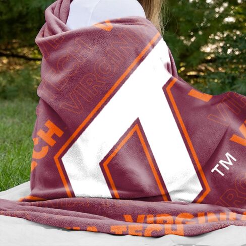 شعار العلامات التجارية NCAA Virginia Tech Hokies رمي كلاسيكي in Kuwait
