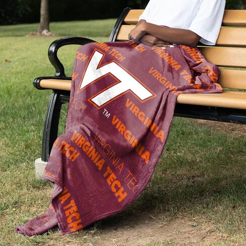 شعار العلامات التجارية NCAA Virginia Tech Hokies رمي كلاسيكي in Kuwait