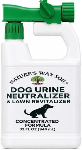 Nature’s Way Way Doic Dog Cog Neutralizer & Lawn Revitalizer - 32 OZ/ 1 GALLON | رذاذ إصلاح العشب الآمن للحيوانات الأليفة للبقع الصفراء | مزيل الرائحة والتربة المرجع للمروج الخضراء الصحية in Kuwait