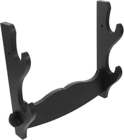 BESPORTBLE Wooden Flute Rack for Living Room and Small Apartments 2 Tier Wall Mount Display Holder Stand with Double Layer Design and Easy Retrieval for Flutes and Scabbards in Kuwait