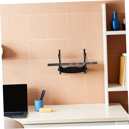 BESPORTBLE Wooden Flute Rack for Living Room and Small Apartments 2 Tier Wall Mount Display Holder Stand with Double Layer Design and Easy Retrieval for Flutes and Scabbards in Kuwait