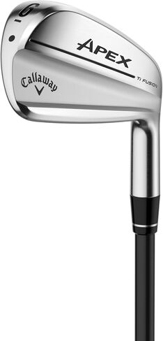 مكواة فردية من Callaway Golf Apex TI Fusion Chrome (اليد اليمنى، الفولاذ، المرن القوي، إسفين النهج) in Kuwait