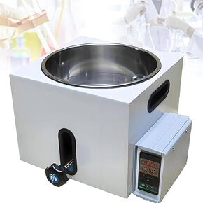 Laboratory Oil and Water Bath,Lift Type Lab Water Bath,Digital Heating Device w/Stainless Steel Liner, LED Display,Precise Temperature Control,for Laboratory (2L) in Kuwait