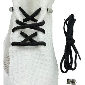 2 Pairs No Tie Elastic Shoe Laces For Adults and Kids. Elastic Shoe Laces for Sneakers, One Size Fits All in Kuwait