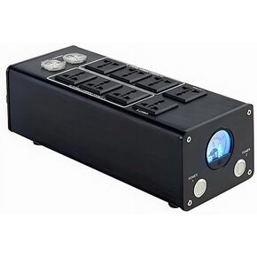 Power Filter Power Conditioner - 8 Outlet Power Socket with Display for HiFi Audio Equipment, CD Players, Pianos, and TVs in Kuwait