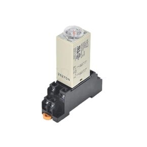 1Set H3Y-2 12V 24V /AC 110V 220V تأخير الموقت التتابع 0-1s 5s 10s 30s 60 ثانية 0-30 دقيقة مع قاعدة 5A (AC110V ، 0-30 دقيقة) in Kuwait