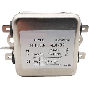 HT170-10-L8-B2 10A HT170-20-L8-B2 20A مرشح طاقة تيار متردد أحادي الطور 220 فولت (HT170-10 -L8 -B2 10A) in Kuwait