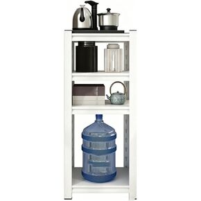 4-Tier Floor-Standing Water Bucket Rack,Mineral Water Storage Rack,Steel Frame,200kg Load Capacity,Suitable for Homes/Offices/Space-Confined Spaces(50x40x118cm) in Kuwait