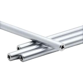2PCS Hard Chrome Plated Linear Shafts - OD 6-20mm with Threaded Ends, 100-550mm Length, Precision Ground Guide Rods,450mm(Od12mm(m5x10mm),250mm) in Saudi Arabia