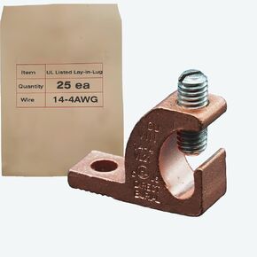 تقع تقنية Copper-Aluminium Clad Clad في موصل ، وربط حمام السباحة ترابط Lug (Cu-Alu سبيكة Lay-in-Lug ، 10pcs) in Kuwait