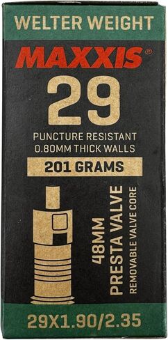 Maxxis 29" x 1.90-2.35" Welter Weight Bicycle Inner Tube | Presta or Schrader Valves | Removable Valve Core | Puncture Resistant | MTB Bike Tube in Kuwait