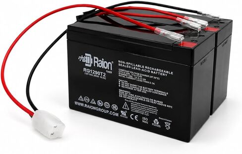حزمة بطارية Raion Power 24V 9Ah لسكوتر Razor Pocket Mod Scooter E275 E300 E325 MX350، مجموعة استبدال SLA AGM ذات المدى الممتد مع حزام الأسلاك والصمام والموصل لبيلا وبيتي وبيسترو وديزي وبخار in Kuwait