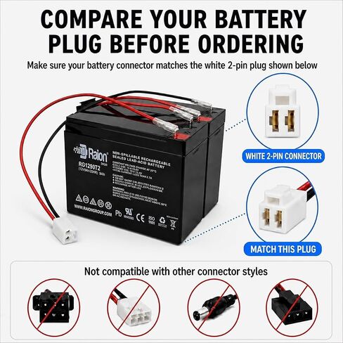 حزمة بطارية Raion Power 24V 9Ah لسكوتر Razor Pocket Mod Scooter E275 E300 E325 MX350، مجموعة استبدال SLA AGM ذات المدى الممتد مع حزام الأسلاك والصمام والموصل لبيلا وبيتي وبيسترو وديزي وبخار in Kuwait