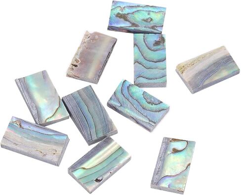 10Pcs Guitars Inlay Material,Guitar Fretboard Inlays Materials,Shell Inlay in Kuwait