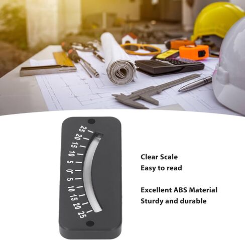 HERCHR Sailing Clinometer 25° Glass Tube Clinometer Inclinometer Angle Inclinometer Clear Scale Handlebar Slope Meter for Horizontal Micro Angle Test in Kuwait