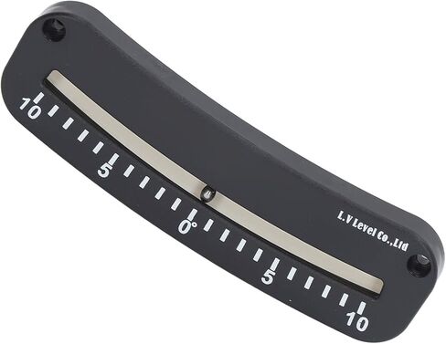 Zunate Tube Clinometer, Angle Inclinometer with -10 to 10 Degree Measurement Range and Clear Scale, ABS Material Tool with Fixing Hole for Horizontal Micro Testing in Kuwait