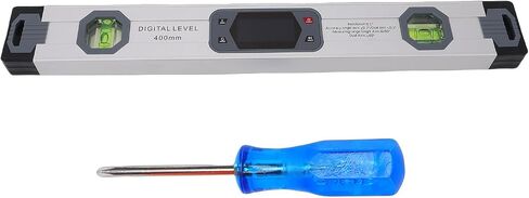 LICAEVEY Digital Level, 400mm Digital Inclinometer with Magnet Base, Aluminum Alloy Angle Finder, Automatic Rotation Buzzer Level Ruler for Accurate in Kuwait