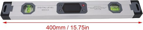 LICAEVEY Digital Level, 400mm Digital Inclinometer with Magnet Base, Aluminum Alloy Angle Finder, Automatic Rotation Buzzer Level Ruler for Accurate in Kuwait