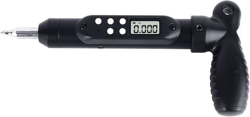 Digital Torque Screwdriver, Precision Machined 2% Bidirectional Alarm T Type Driver, Adjustable Torque with 10 Screwdriver Bits for Automotive Bike Home Appliance Repair in Kuwait
