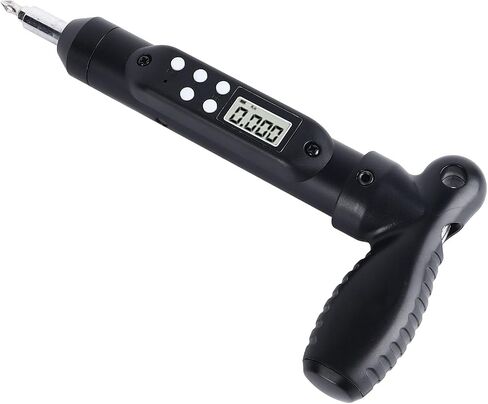 Digital Torque Screwdriver, Precision Machined 2% Bidirectional Alarm T Type Driver, Adjustable Torque with 10 Screwdriver Bits for Automotive Bike Home Appliance Repair in Kuwait