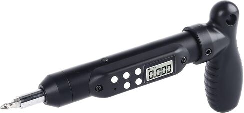 Digital Torque Screwdriver, Precision Machined 2% Bidirectional Alarm T Type Driver, Adjustable Torque with 10 Screwdriver Bits for Automotive Bike Home Appliance Repair in Kuwait