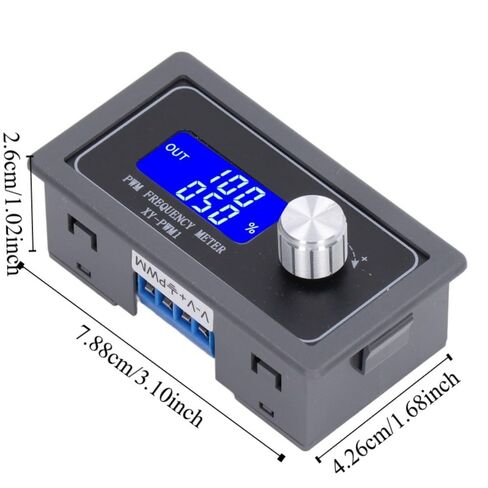 Frequency Generator PWM Square Wave Signal Pulse LCD Display DC 3.3V-30V 5-30mA 1Hz-150kHz Adjustable Stable Motor Driving Generator in Kuwait