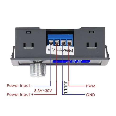 Frequency Generator PWM Square Wave Signal Pulse LCD Display DC 3.3V-30V 5-30mA 1Hz-150kHz Adjustable Stable Motor Driving Generator in Kuwait