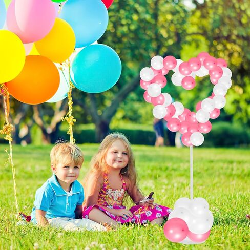 FAVOMOTO Balloon Column Stand Kit with Floor Base DIY Assemble Balloon Holder for Party Decorations Supplies in Kuwait
