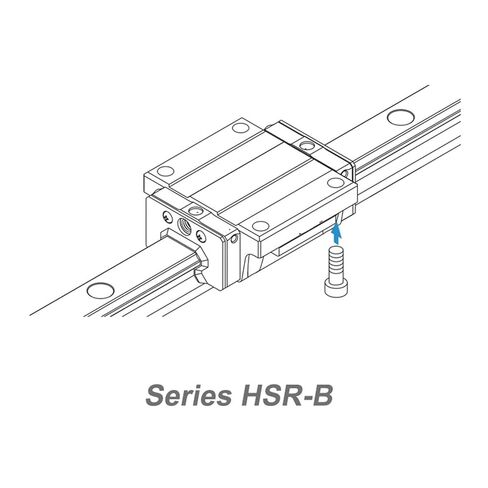 HSR45B HSR45B1SS HSR45B1UU GK كتلة دليل المنزلق شفة من خلال ثقب السكك الحديدية الخطية الشريحة 1 قطعة in Kuwait