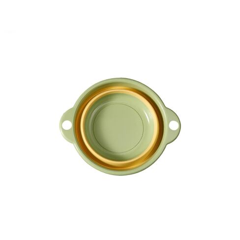 Baby Wash Basin Portable Folding Plastic Basin for Saving Space Labor Saving Wash for Household Use (Medium Size Green) in Kuwait