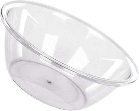 Transparent PET Washbasin Clear Plastic Basin 17.64oz Large Capacity Face Washing Bowl for Teeth Brushing Foot Bath Dormitory Home Household Use (S) in Kuwait