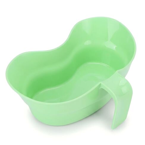 Emesis Basin with Handle, Wash Basin for Bedridden Patient, Elderly Care, Ergonomic Tray for Brushing Teeth in Bed, Medical Spit Bowl, Mouthwash Cup for Sick Person Daily Oral Hygiene in Kuwait