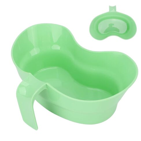 Emesis Basin with Handle, Wash Basin for Bedridden Patient, Elderly Care, Ergonomic Tray for Brushing Teeth in Bed, Medical Spit Bowl, Mouthwash Cup for Sick Person Daily Oral Hygiene in Kuwait