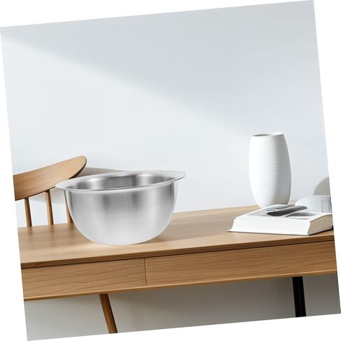 Housoutil Stainless Steel Gold Panning Basin 1400ml, Entry-Level Gravel Mining Tool and Ornament Cleaning Bowl for Raw Ore Sorting and Rough Gold Collecting in Saudi Arabia