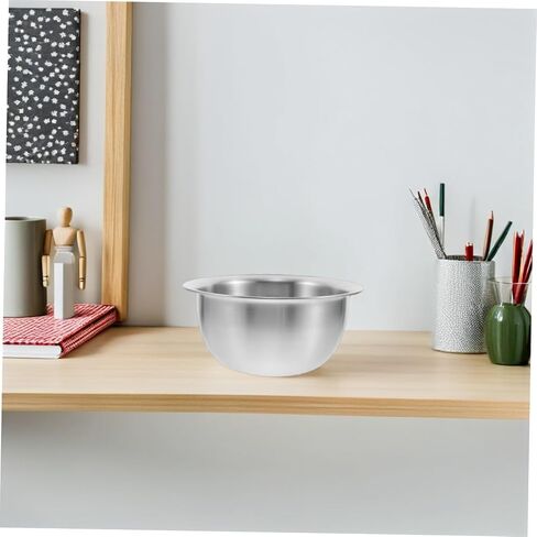 Housoutil Stainless Steel Gold Panning Basin 1400ml, Entry-Level Gravel Mining Tool and Ornament Cleaning Bowl for Raw Ore Sorting and Rough Gold Collecting in Saudi Arabia