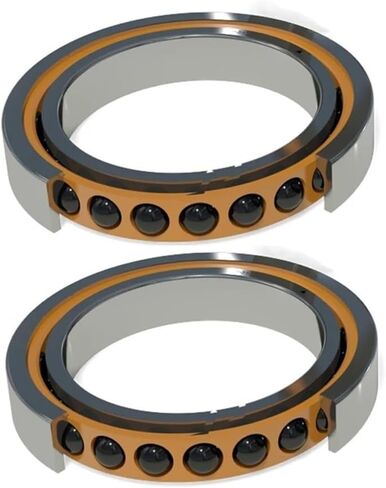 1pair 7008 H7008C HQ1 P4 DB A 40x68x15 SI3N4 Ceramic Ball ABEC-7 Angular Contact Bearings Spindle Bearings in Kuwait